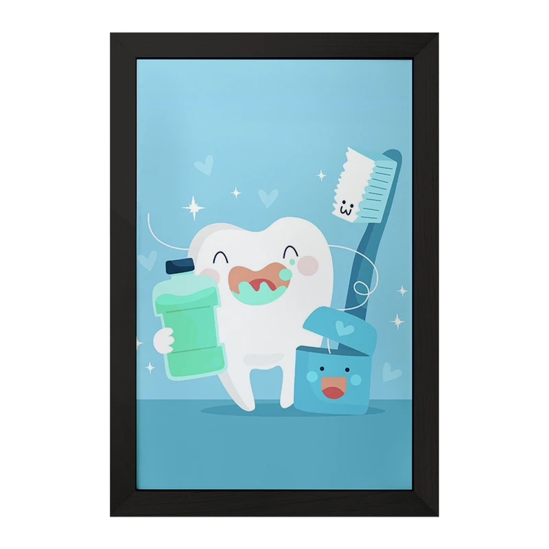 تابلو خندالو مدل دندان و دندان پزشکی کودکانه کد 36738
