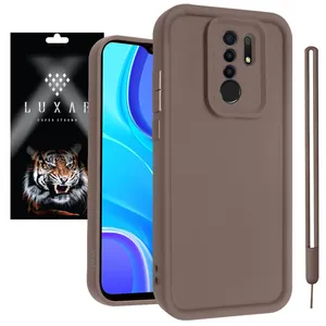 Luxar redmi9 -Puffer with band Cover For redmi 9 / redmi 9 prime / poco m2 