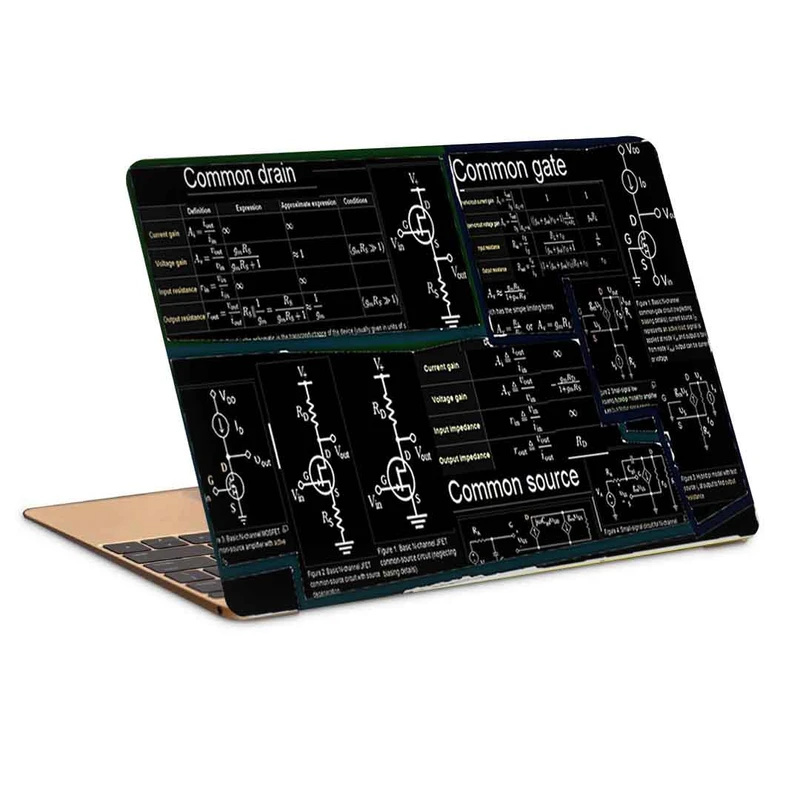 استیکر لپ تاپ طرح common gate کد c-201مناسب برای لپ تاپ 15.6 اینچ