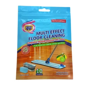 ورق تمیزکننده چوب و پارکت کواکوا مدل Lemon Fresh بسته 10 عددی