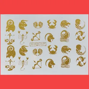 استیکر طراحی ناخن طرح متولدین ماه مدل M03T