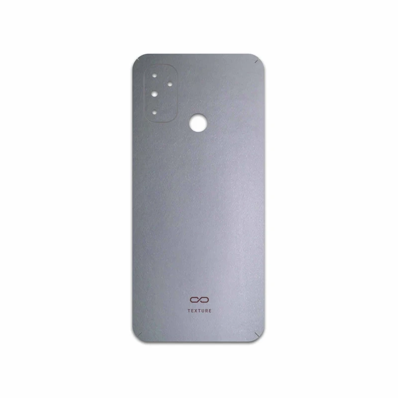 برچسب پوششی ماهوت مدل Matte-Silver مناسب برای گوشی موبایل وان پلاس Nord N100