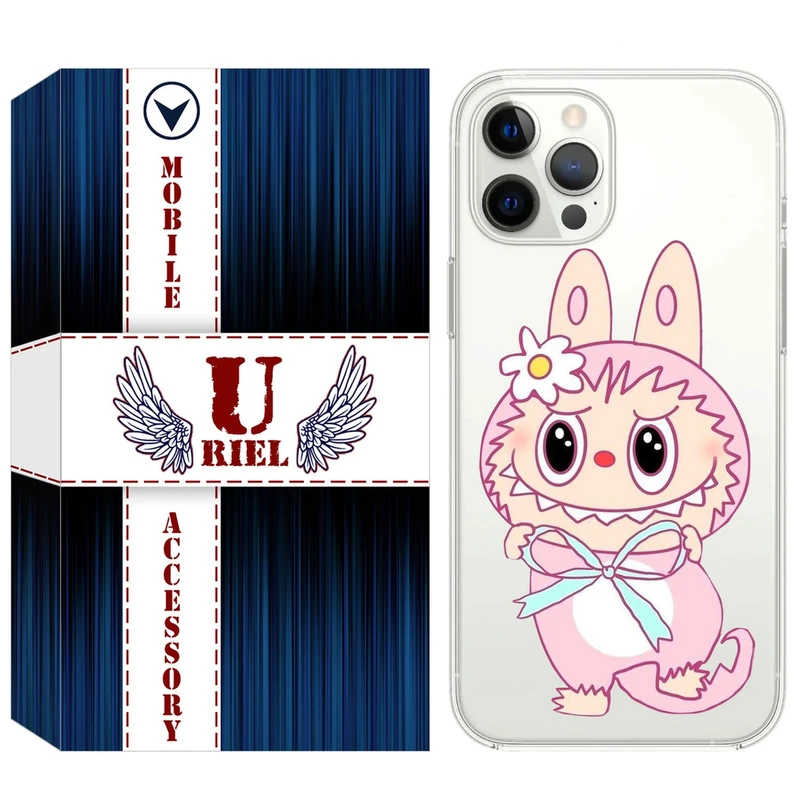 کاور یوریل مدل Clear کد 146 طرح لبوبو Labubu مناسب برای گوشی موبایل اپل iPhone 13 Pro