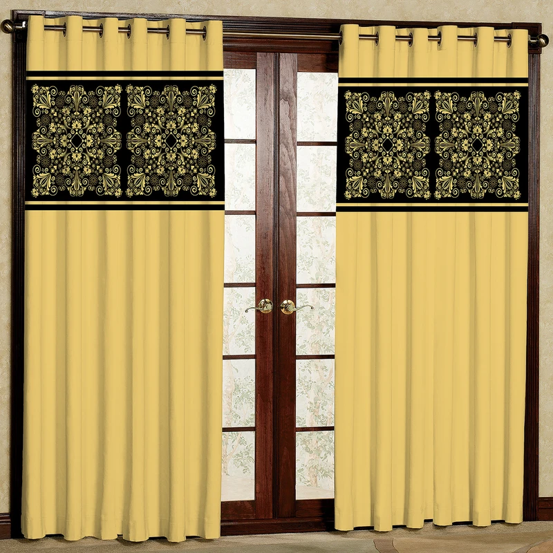 پرده مدل مخمل پانچی کد 4598T2 سایز 200x140 سانتی متر