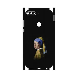 MAHOOT Girl with a Pearl Earring of Vermeer-FullSkin Cover Sticker for Huawei Y7 Prime 2018