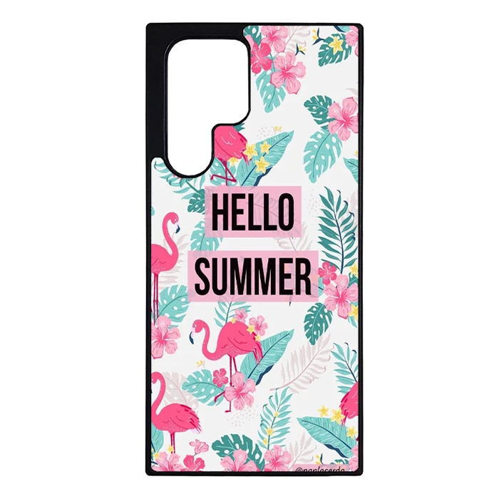 کاور گالری وبفر طرح hello summer مناسب برای گوشی موبایل سامسونگ galaxy s22 ultra