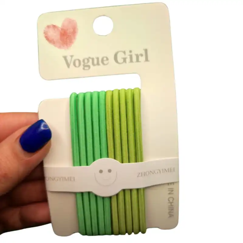 کش مو زنانه مدل مو ضخیم 051 بسته 10 عددی