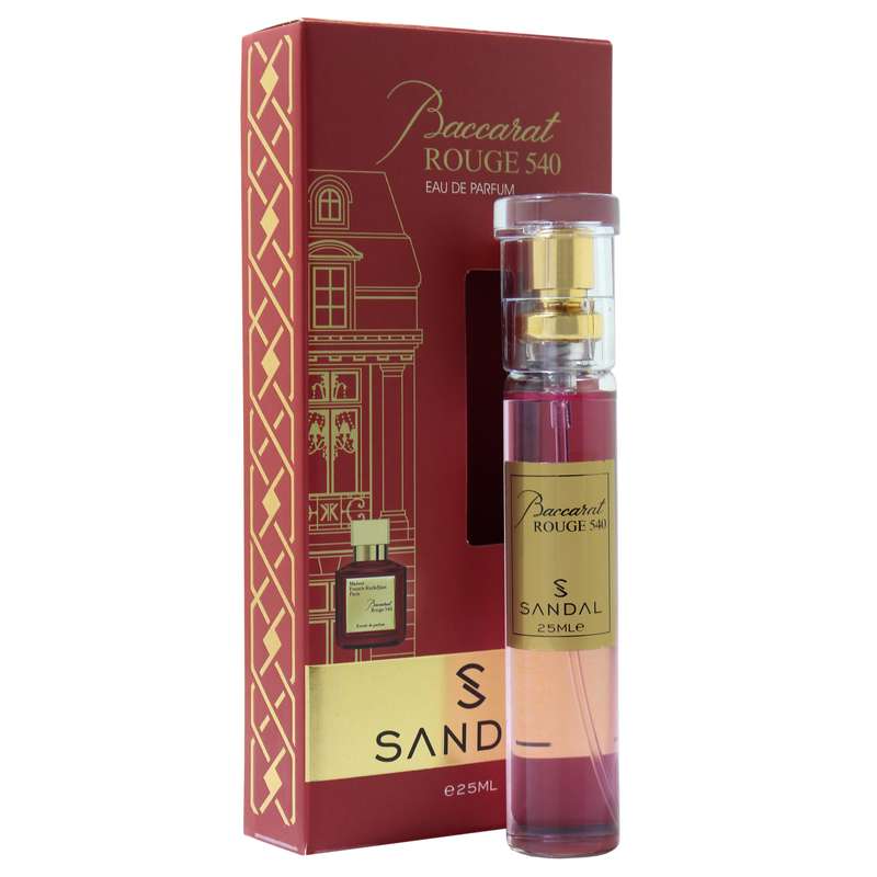عطر جیبی زنانه صندل مدل باکارات رژ حجم 25 میلی لیتر عطر جیبی زنانه صندل مدل باکارات رژ حجم 25 میلی لیتر