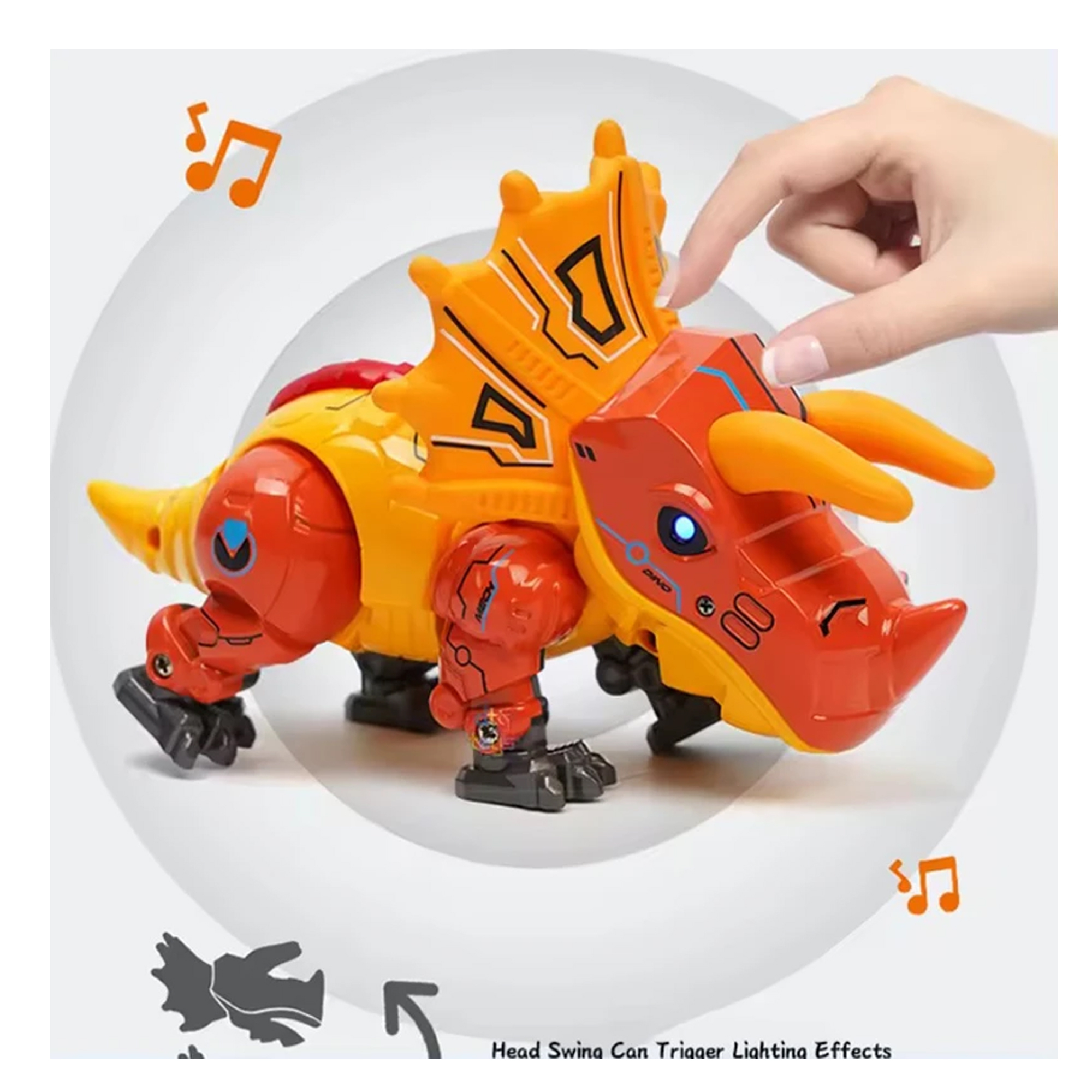 اسباب بازی مدل دایناسور فلزی کد 1008