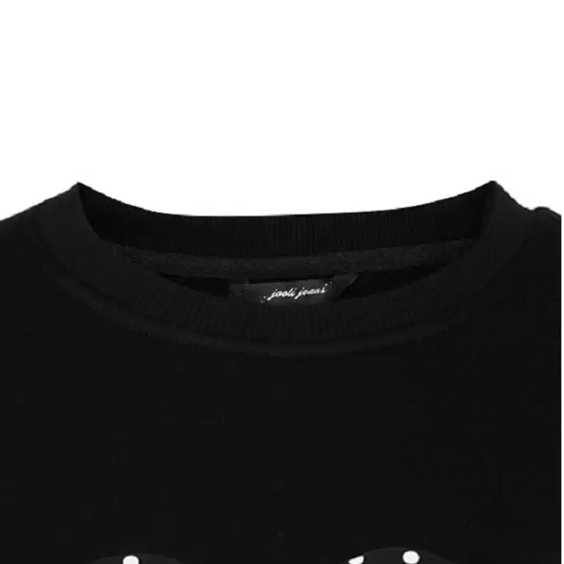 سویشرت زنانه جوتی جینز مدل میکی موس کد 808513 رنگ مشکی