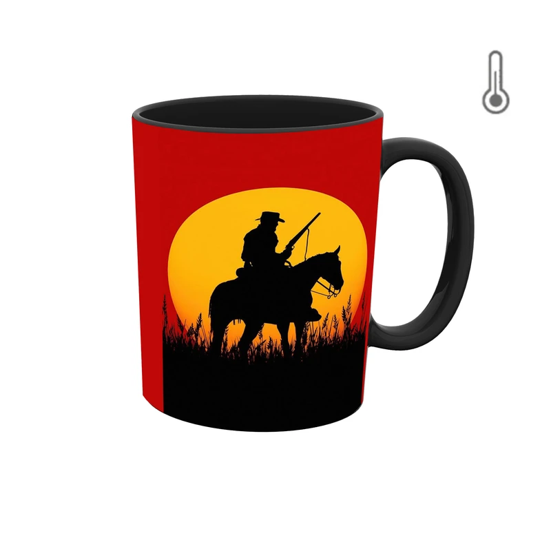 ماگ حرارتی طرح بازی رد دد 2 RED DEAD