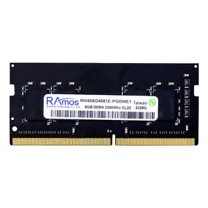  رم لپ تاپ DDR3 تک کاناله 3200 مگاهرتز CL22 راموس مدل RM4S8G ظرفیت 8 گیگابایت