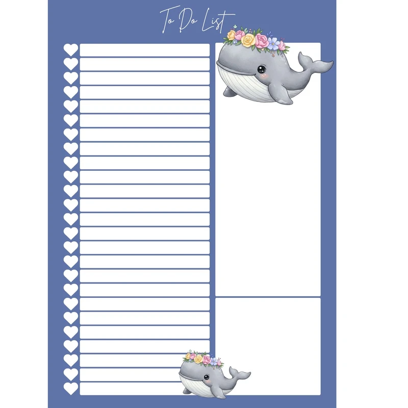 کاغذ یادداشت A5 مدل planner to do list کد 983 بسته 30 عددی