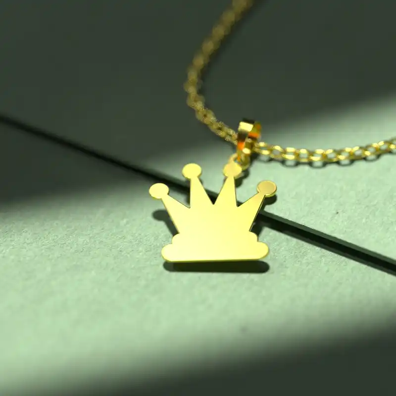 گردنبند طلا 18 عیار زنانه مدوپد مدل اسلیمی کد CA10634