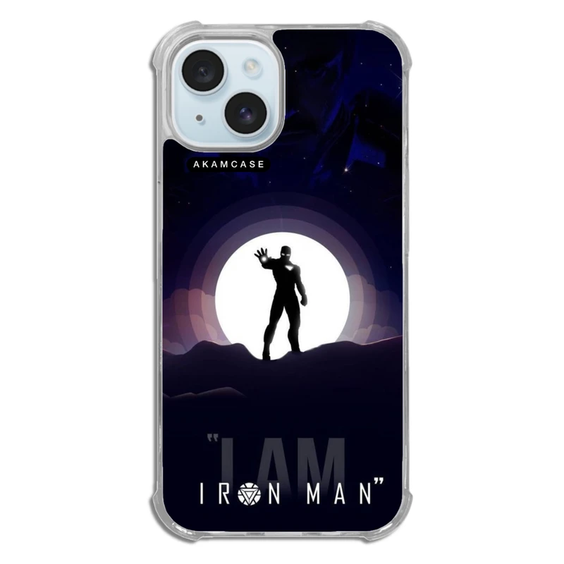 کاور آکام مدل AMC-WTA15-IRON MAN9 مناسب برای گوشی موبایل اپل iPhone 15