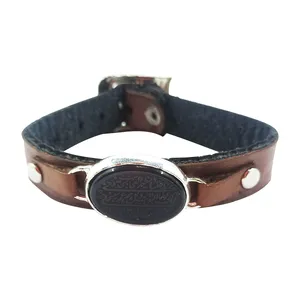 دستبند مردانه سلین کالا مدل عقیق خطی ce-As207