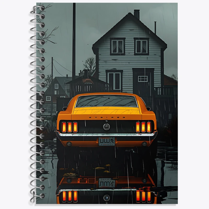 دفتر زبان 50 برگ خندالو مدل سه خط طرح ماشین اسپرت کد N4384