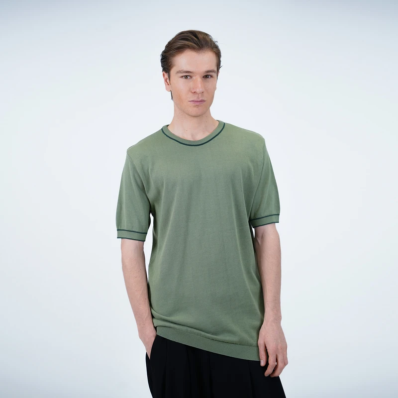 پلیور یقه گرد مردانه پاتن جامه مدل 353021040004999