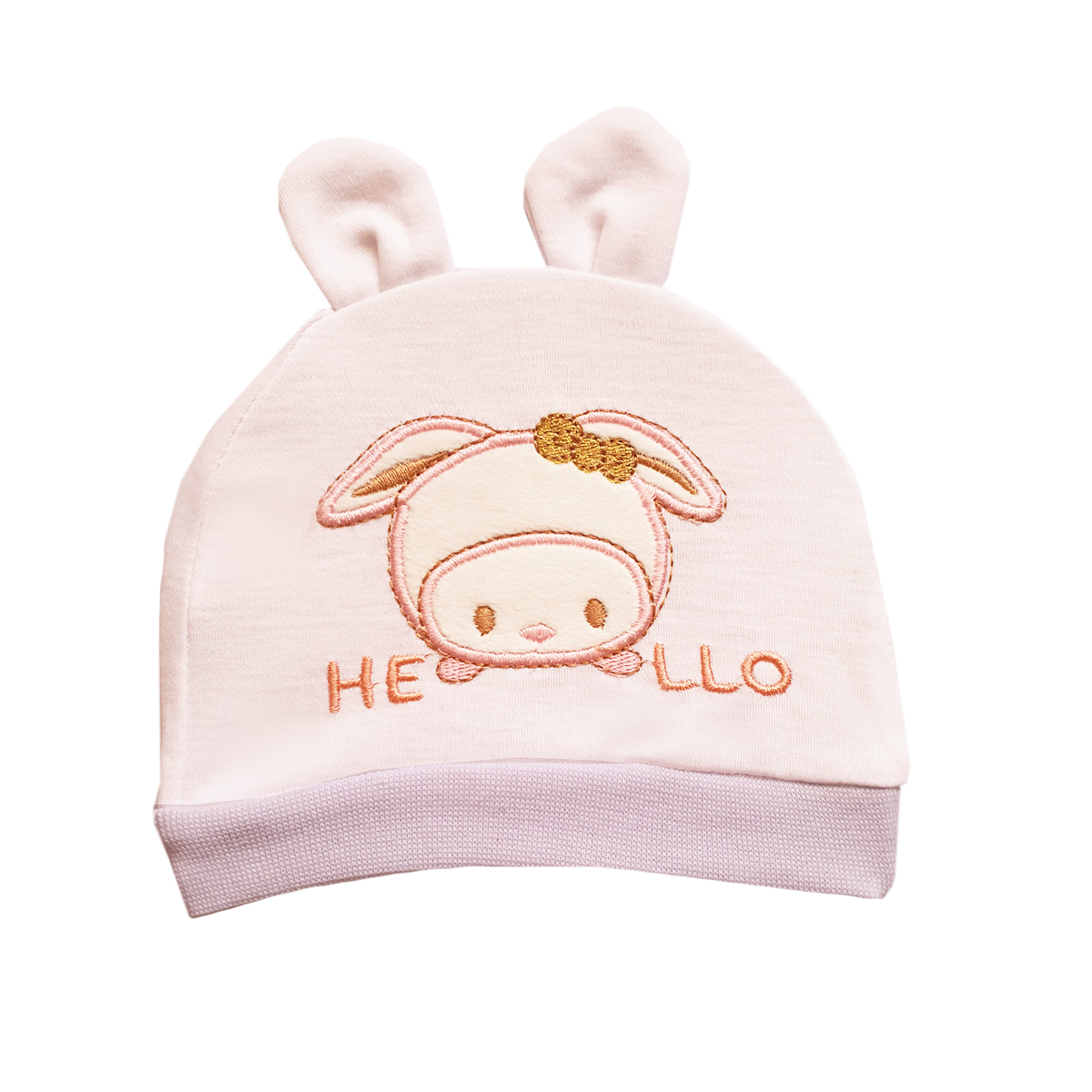 کلاه نوزادی مدل Hello Rabbit w01me