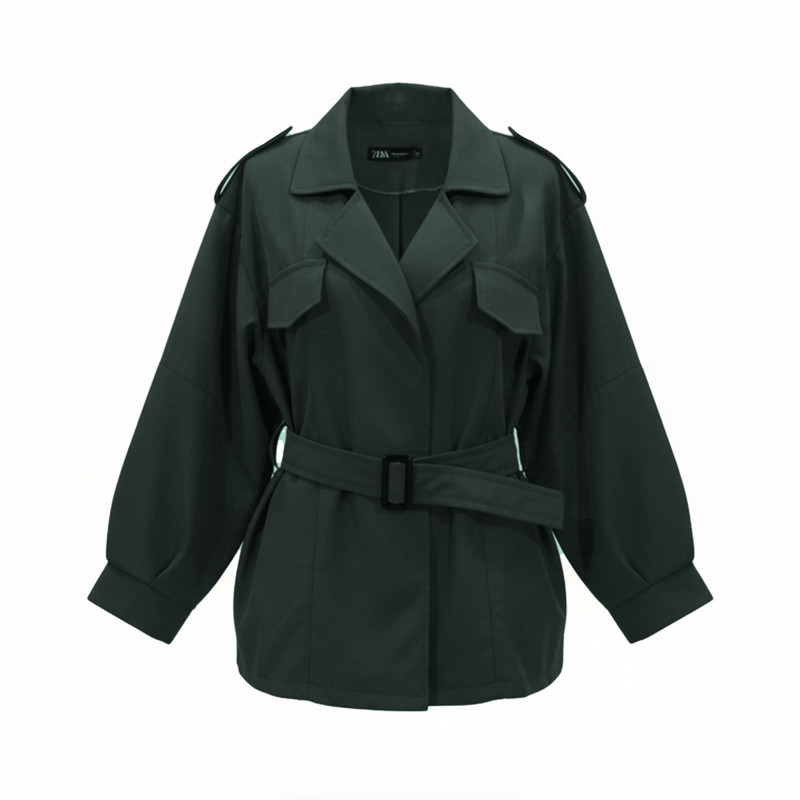 بارانی زنانه مدل دو قاپک مینا