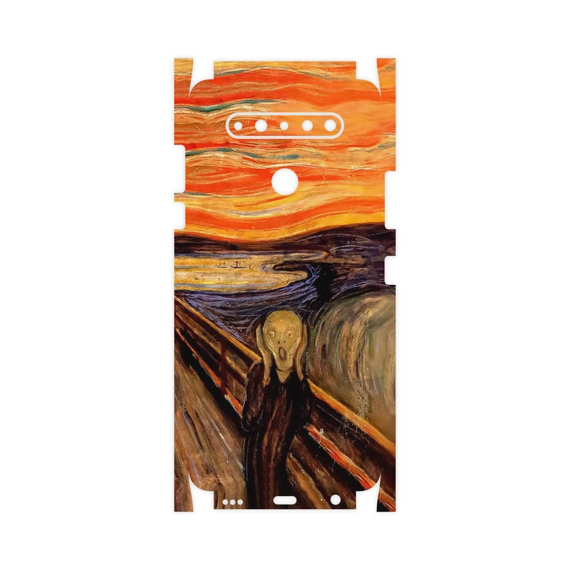 برچسب پوششی ماهوت مدل The Scream of Munch-FullSkin مناسب برای گوشی موبایل ال جی K51s