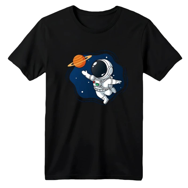 تی شرت آستین کوتاه بچگانه مدل فضانورد کد ۱۶