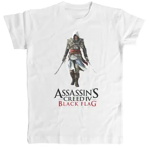 تی شرت آستین کوتاه بچگانه مدل آساسینز کرید تمام پبنه تریکو