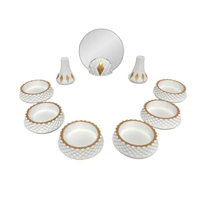 مجموعه ظروف هفت سین 9 پارچه مدل الماس کد 81