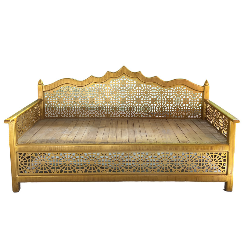 نیمکت مدل تاج عقیق طرح گل