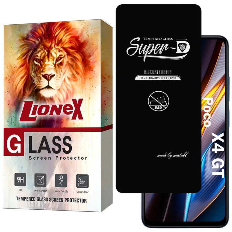 محافظ صفحه نمایش لایونکس مدل SUPERDNL مناسب برای گوشی موبایل شیائومی Poco X4 GT