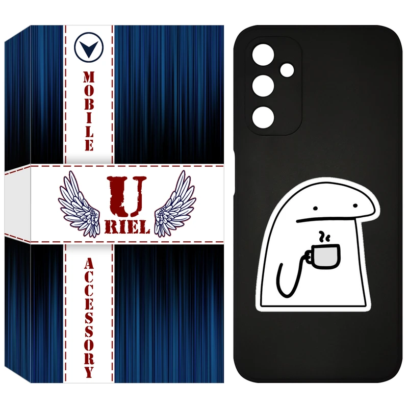 کاور یوریل قاب مدل KSH کد 79 طرح پوکرفیس مناسب برای گوشی موبایل سامسونگ Galaxy M14