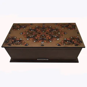 جعبه چای کیسه ای پرشین باکس مدل چوبی