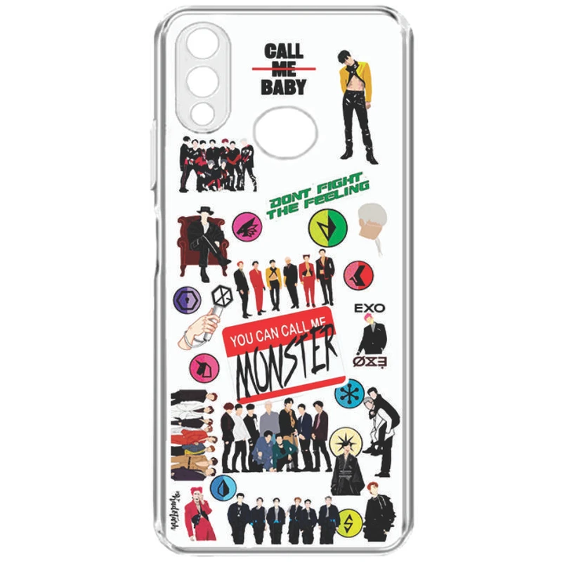 کاور طرح EXO مناسب برای گوشی موبایل سامسونگ Galaxy A10s 