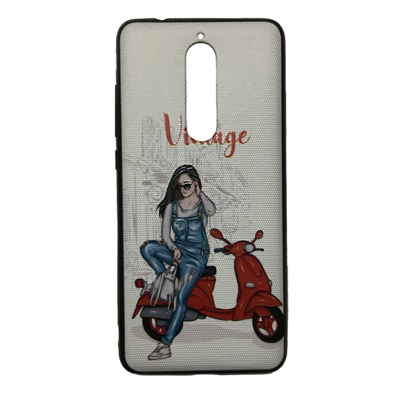 کاور طرح دختر کد 01 مناسب برای گوشی موبایل نوکیا 5.1 