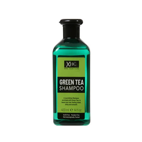 شامپو مو ایکس اچ سی مدل Green Tea حجم 400 میلی لیتر