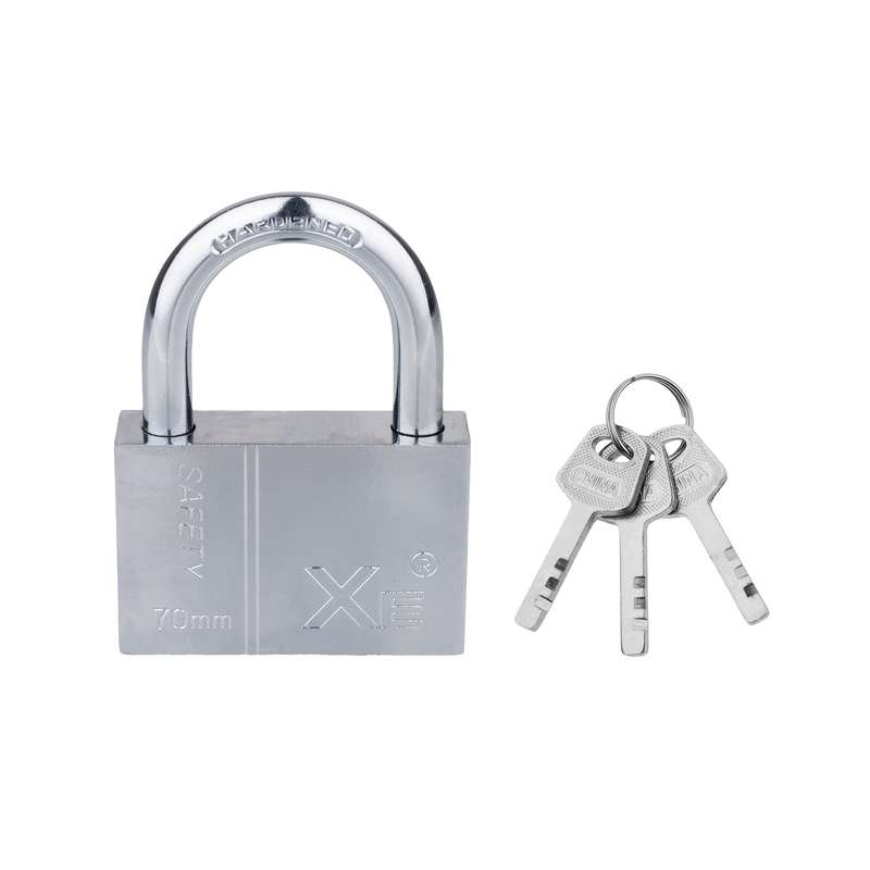 قفل آویز ایکس ای مدل 001 سایز 70 میلی متر
