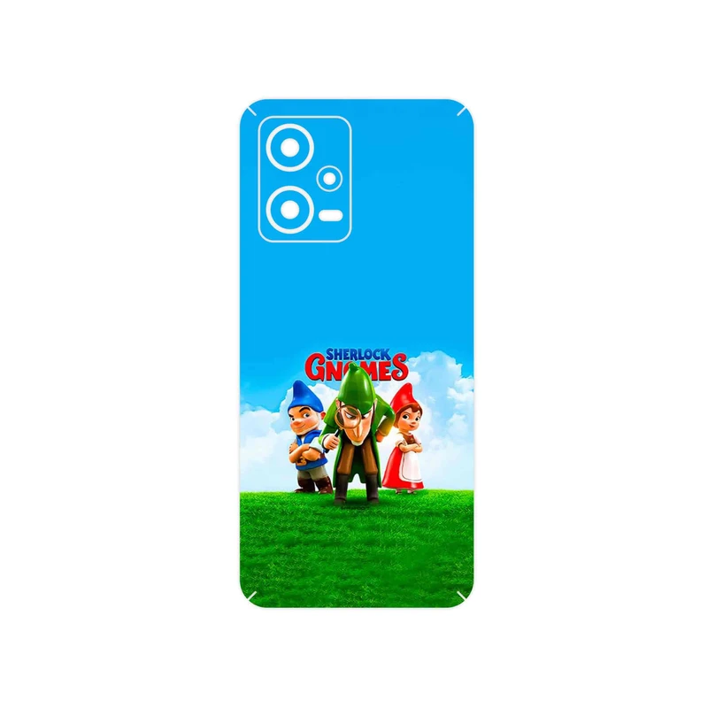 برچسب پوششی ماهوت مدل Sherlock Gnomes مناسب برای گوشی موبایل شیائومی Redmi Note 12 5G