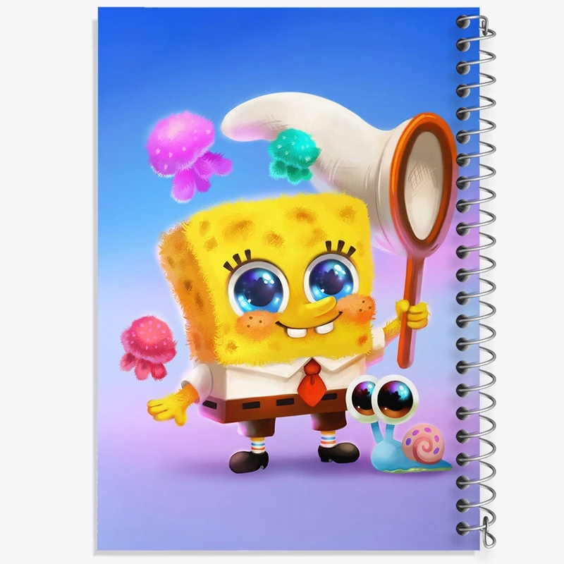 دفتر لیست خرید 50 برگ خندالو طرح باب اسفنجی کد F2210