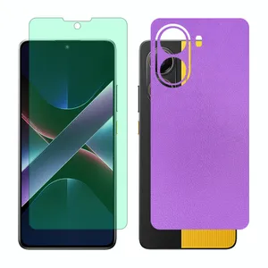 Glass Together model Green light screen protector suitable for Xiaomi Poco X7 Pro mobile phone with back cover sticker
