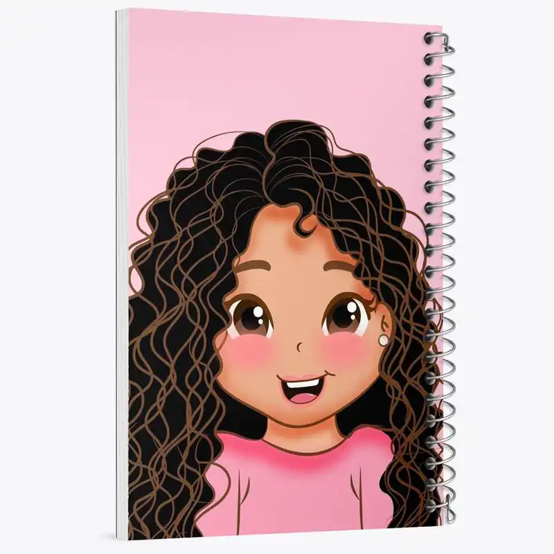 دفتر مشق 50 برگ خندالو مدل دخترانه فانتزی کد 25734