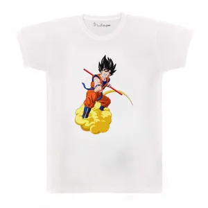 تی شرت بچگانه پرمانه طرح انیمه دراگون بال کد pmt.3763