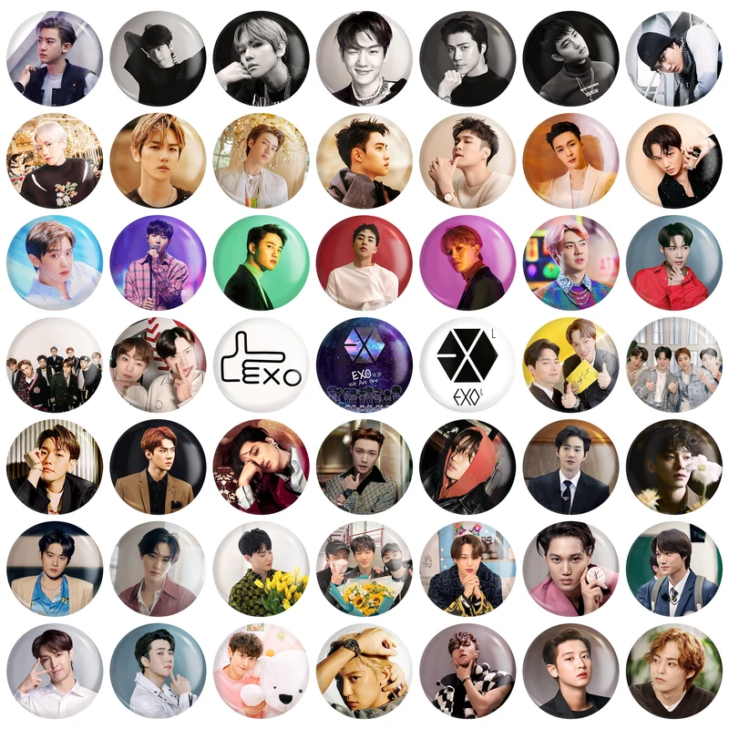 مگنت خندالو مدل گروه اگسو EXO کد 40 مجموعه 49 عددی