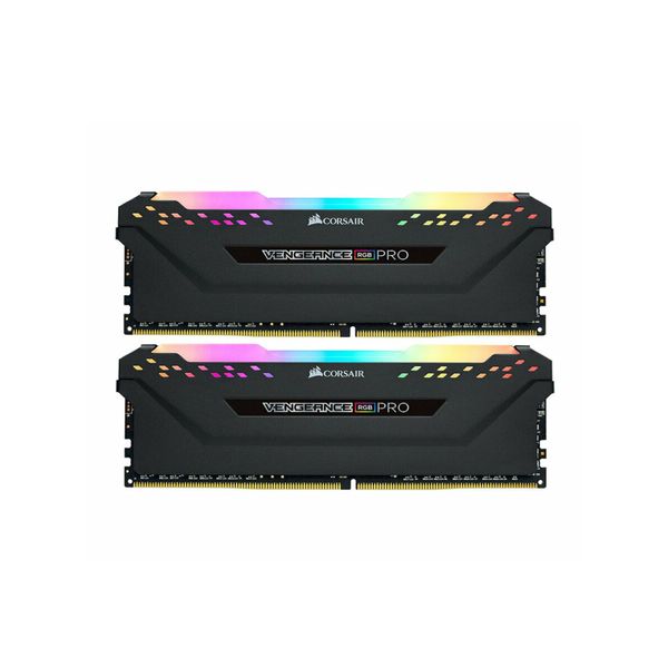 رم دسکتاپ DDR4 دو کاناله 3200 مگاهرتز CL16 کورسیر مدل VENGEANCE RGB PRO ظرفیت 16 گیگابایت