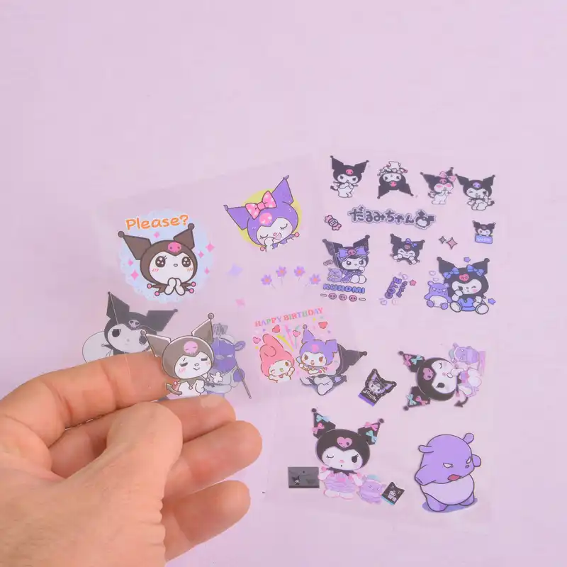 برچسب مدل برش خورده طرح کرومی مجموعه 4 عددی