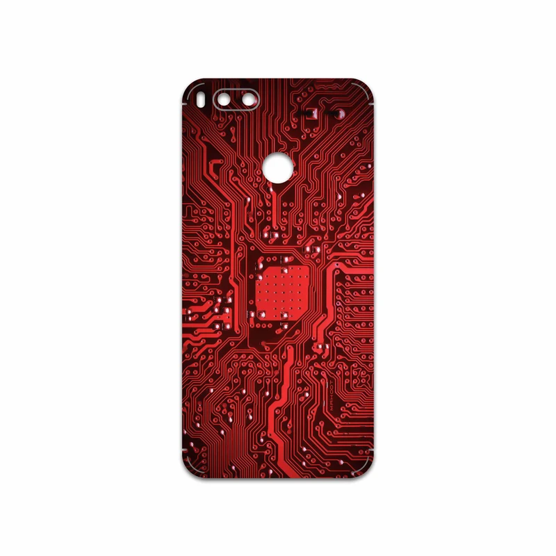 برچسب پوششی ماهوت مدل Red Printed Circuit Board مناسب برای گوشی موبایل شیائومی Mi A1