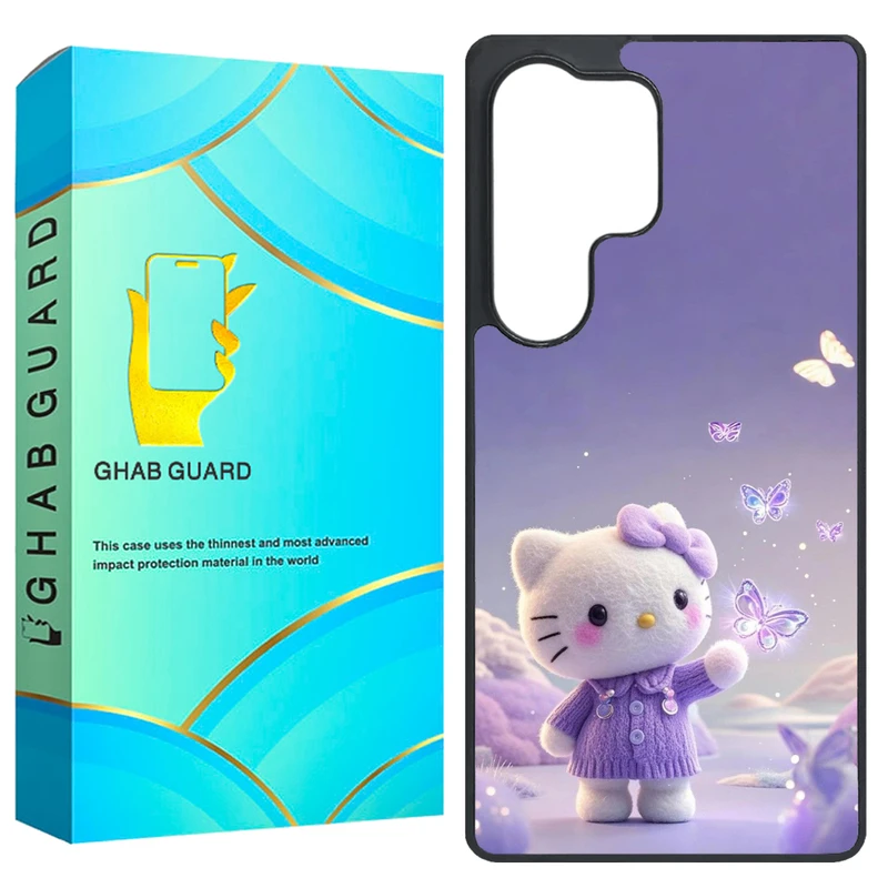 کاور قاب گارد طرح کیتی مدل GS25U مناسب برای گوشی موبایل سامسونگ Galaxy S25 Ultra 