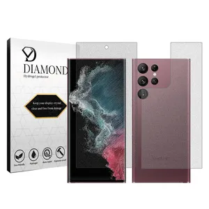 Diamond Tough model matte screen protector suitable for Samsung Galaxy S22 Ultra 5G mobile phone along with the back protector