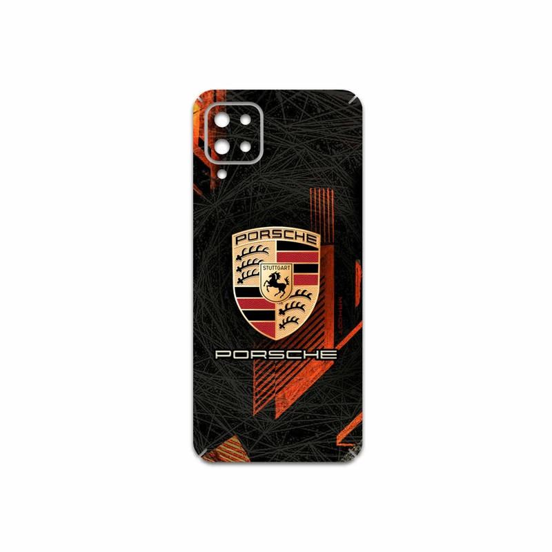 برچسب پوششی ماهوت مدل Porsche-Logo مناسب برای گوشی موبایل سامسونگ Galaxy A12 Nacho
