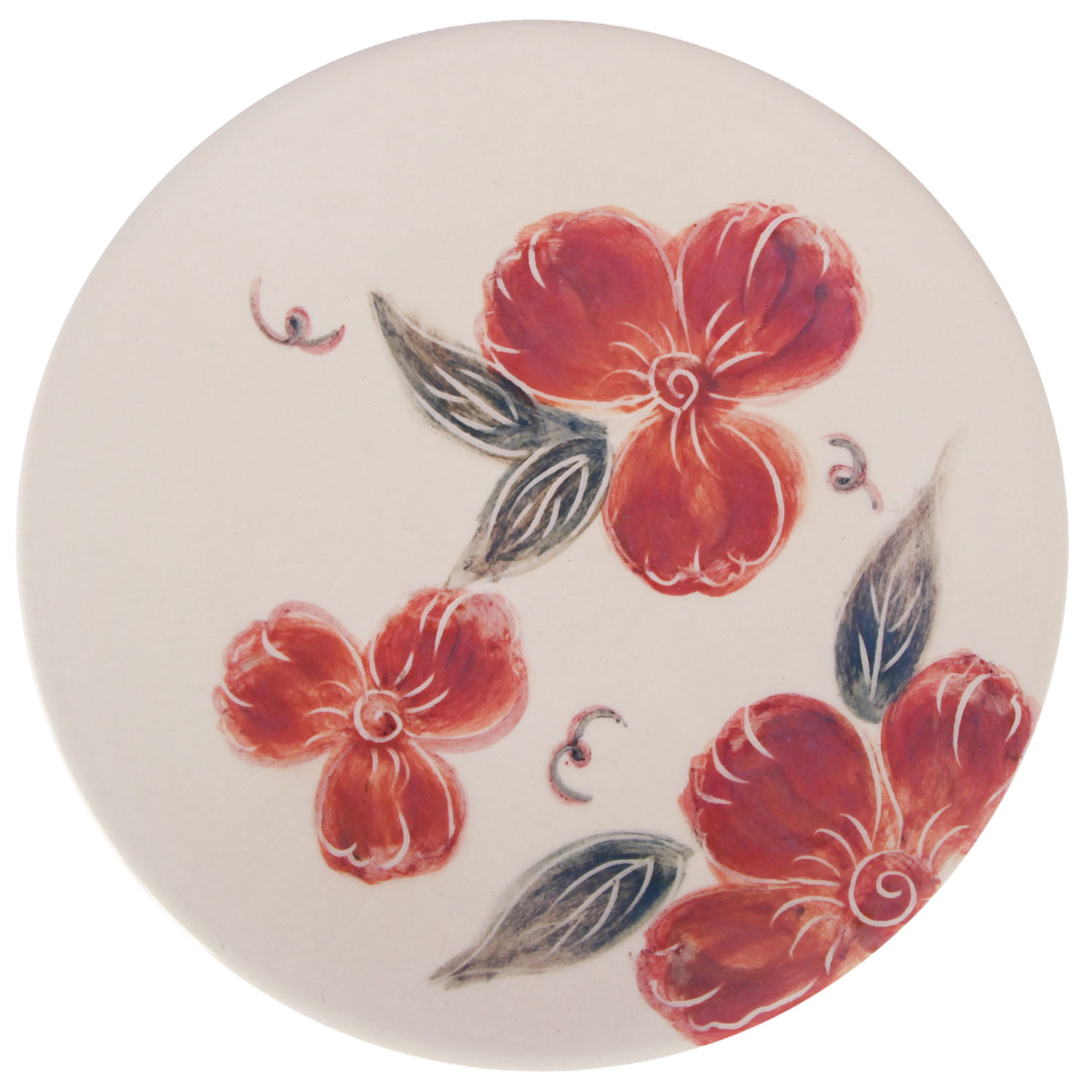 بشقاب سرامیکی طرح گلدار کد 171150