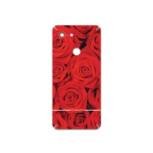 MAHOOT Red-Flower Cover Sticker for Google Pixel 3